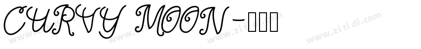 CURVY MOON字体转换